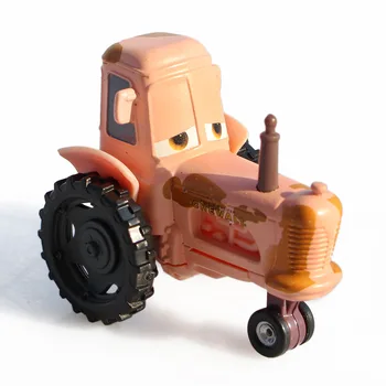 Disney Pixar Cars Lightning Mcqueen Originalni Žuta Guma Za Žvakanje Traktor 1: 55 Skala Lijevanje Pod Pritiskom Metalne Legure Model Igračke Za Djecu Pokloni