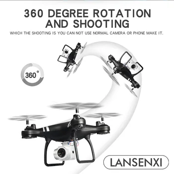 2.4 Ghz RC Drone With 4K 1080P HD Camera Wifi Transmission FPV Kit Air Pressure Fixed Height Helicopter Remote Control Quadcopter