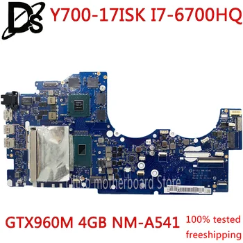 KEFU Y700-17ISK matična ploča za Lenovo Ideapad Y700-17ISK Y700-17 matična ploča laptopa NM-A541 I7-6700 GTX960M 4GB testiranje original