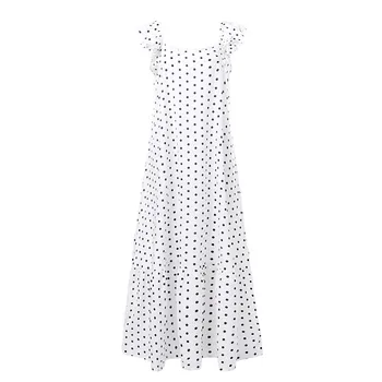 Ljetna haljina plus size žene 2020 novi Boho Dot Print duge haljine dame besplatan provod u maxi haljina сарафан poziv Vestidos 5XL