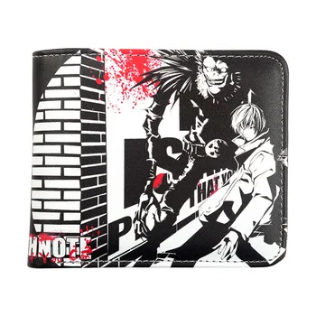 Anime Death Note novčanik muški nositelj kreditne kartice, novčanik dual ID novac torbi za držanje crtani predložak