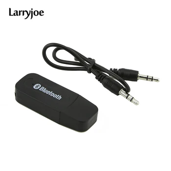 Larryjore 100 kom./lot Bluetooth stereo glazba аудиоприемник A2DP донгл bežični USB adapter za auto AUX mobilni telefon 3,5 mm priključak