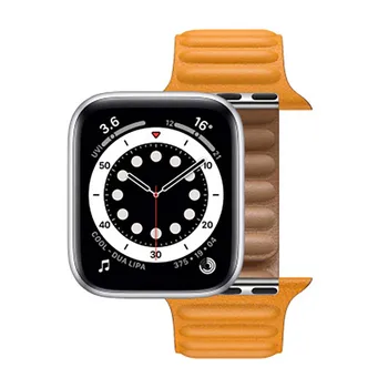 Kožni remen petlja za apple watch band 38/40 mm 42/44 mm zamjena iWatch serije 1/2/3/4/5/6 Magnetska narukvica Narukvica