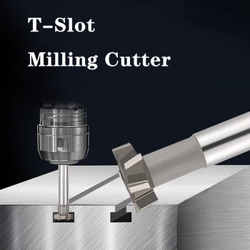 HSS T Slot End Mill 10 12 16 20 30 32 mm glodanje rezač metala-glodanje, CNC T Slot za mljevenje rezač
