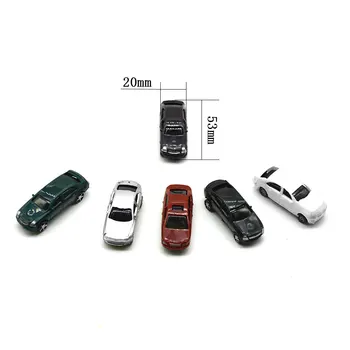 Mali Razmjera model automobila igračke 1:100 ABS plastike maleni automobil za diorama model arhitekture prometni krajolik izgleda setovi