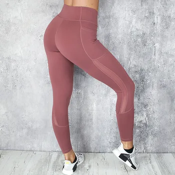 NORMOV džep Ženske hlače za joge sport jogging sportske odjeće elastične fitness tajice teretana bešavne