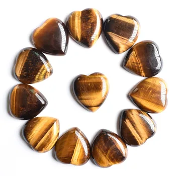 2020 novi visoke kvalitete ponekog od prirodnog kamena mix oblik srca кабошоны perle za izradu nakita 25 mm na veliko 12 kom./lot besplatno
