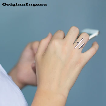 925 srebro prsten jednostavan nakit Anillos Vintage Charm minimalizam majčin Dan djevojka dar Haut Femme Cincin prsten za žene