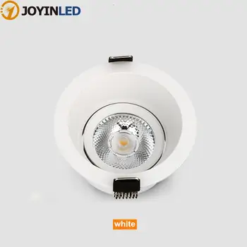 LED Deep Anti-glare Spotlight 3W 5w 7W 12w COB Home Lighting za dnevni boravak, spavaće stropna svjetiljka 85-265 u udubljenjem cijele dolje svjetlo