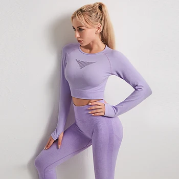 Bešavne Tajice Žene Fitness Yoga Komplet Teretanu Odjeća Sportska Odijelo Visoki Struk Hlače Sportske Grudnjake Trening Set