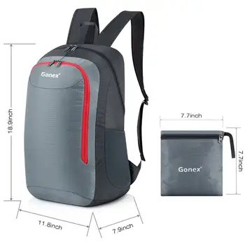 Gonex 28L ultra lagan Упаковываемый ruksak velikog kapaciteta udoban vodootporna torba za putovanja, planinarenje, svakodnevno korištenje vanjski ruksak