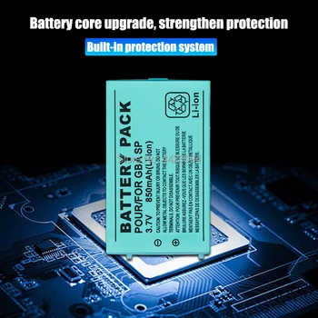 3.7 v 850mAh punjiva litij-ion baterija + set alata za zamjenu Nintendo Gameboy Advance GBA SP