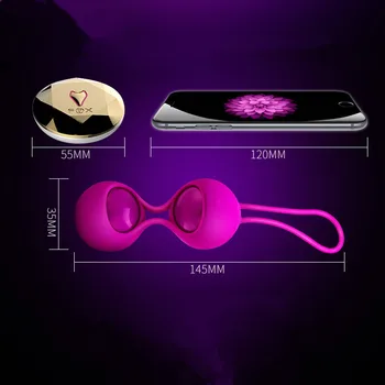 Fox silikon smart touch daljinski upravljač vibracioni jaje Pinova lopte vaginalni teške vježbe vibrator loptu za odrasle Sex proizvod