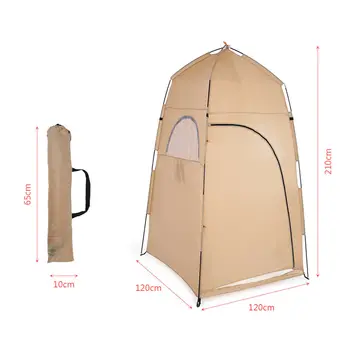 Jedna tuš šator plaža Ribolov vanjski kamp toaletni šator izvana privatnost svlačionice sklonište s torbicom i priborom