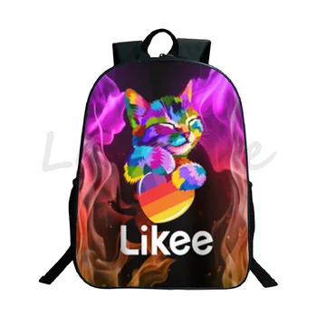 Likee Video APP ruksak Likee školske torbe za djecu, dječaci djevojčice moda prekrasan svjež Likee pattern ruksak natrag u školu