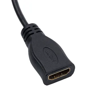 5 kom./lot kabel 6 inča Micro Type D muške ToType A ženski adapter kabel 15 cm dužina HDMI-kompatibilnu video kabel prodaja na Veliko
