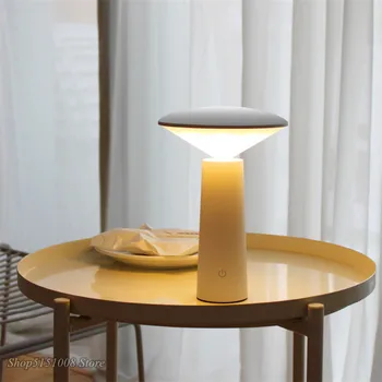 Moderna led stolne svjetiljke Zatamnjen spavaća soba svjetla za čitanje unutarnji dekor stolne svjetiljke Prijenosni USB-punjive ночники svjetiljke
