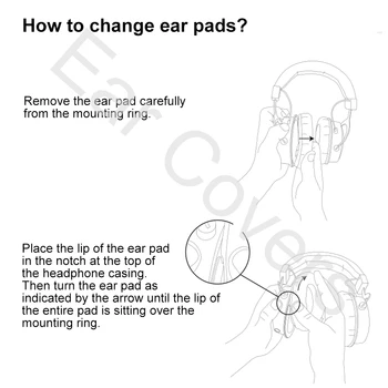 Jastučići za uši jastučići za uši za Philips SHC1300 zamjena slušalica jastučići za uši