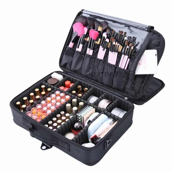 Ženske članka Ljepota prijenosni profesionalna kozmetika make-up sponzor torbica torba za pohranu Prometna kutija kofere pedikerski torbica