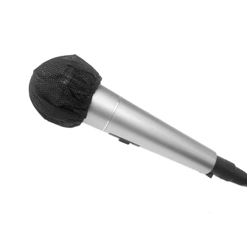 Hot 200 kom crnci jednokratne navlake za mikrofone karaoke Anti-Splash Mic Cover prašinu pribor