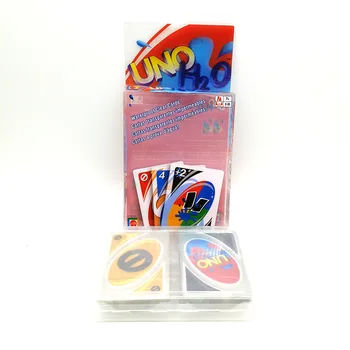 Mattel Games UNO Card Game kreativni prozirna plastična karta za igranje Crystal vodootporne karta za igranje može biti вымыта UNO Card Game