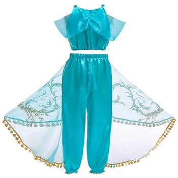 2020 djevojke ljetna haljina djeca Aladdin ' s lampa, Princeza Jasmin cosplay Halloween kostime haljina djevojke neobične haljine