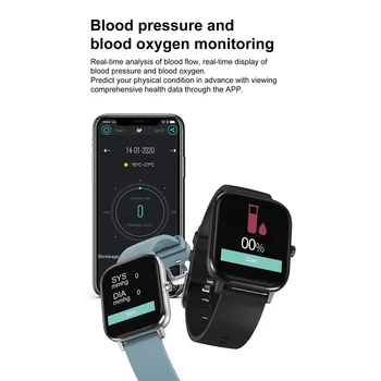 DT35 Smart Watch Men Bluetooth Poziv Full Touch Fitness Tracker Blood Pressure Smart Clock IP67 Women Smartwatch for amazfit x