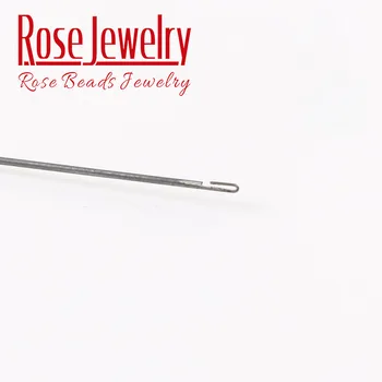 0.4-0.8 mm od nehrđajućeg čelika izvlačenja igle otvorene izvlačenja igle kuka ruka za izradu nakita DIY alata perle narukvica 1pc