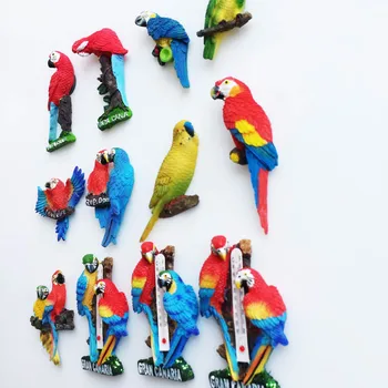 Magneti za hladnjak suvenir španjolski Dominika Ara ručno oslikana 3D smole magneti za hladnjak ukrasne obrt home dekor pokloni