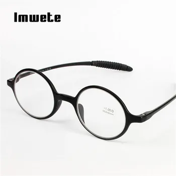 Imwete TR90 naočale Okrugle naočale za čitanje Muškarci Žene rimless presbyopia naočale sa stupnjem 1.5 2.0 2.5 3.0