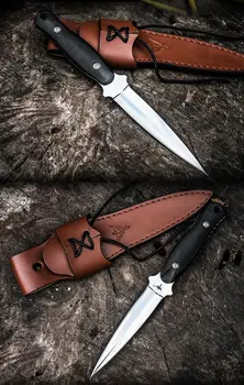 Voltron outdoor survival taktički straight knife pustinji knife višenamjenski kamp noževa G10 ručka 8cr15mov oštrica