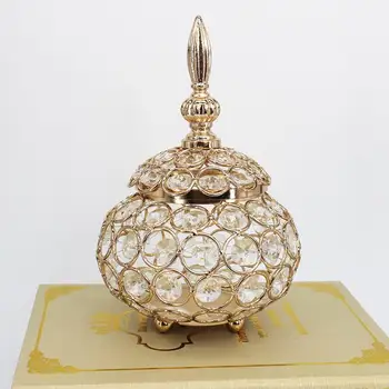 PEANDIM elegantan Crystal kutija za nakit za vjenčanje centralne stol svijećnjaci za uređenje doma stranke čaj svjetlo svijećnjak