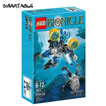 Smartable BIONICLE Protector of Water Figure Building Block Brick Set igračke za dječake dar je kompatibilan sa svim markama 70780 BIONICLE