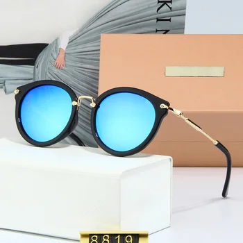 Klasične dizajnerske okrugle sunčane naočale Žena Mačka oči naočale s premazom naočale polarizirane gradijent солнцезащитное staklo Gafas de sol para mujer