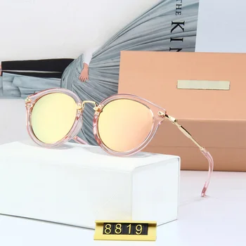 Klasične dizajnerske okrugle sunčane naočale Žena Mačka oči naočale s premazom naočale polarizirane gradijent солнцезащитное staklo Gafas de sol para mujer