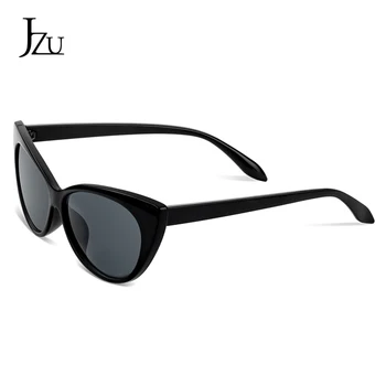JZU 2020 cat eye seksi sunčane naočale žene Cateye brand dizajner berba crne prozirne leće, naočale Leopard luksuzni sunčane naočale Oculos