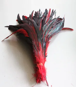 Proizvođači prodaju 100 kom najljepših crvenih петушиных хвостовых perja 12-14 cm /30-35 cm