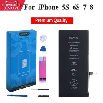 Zamjena mobilni telefon baterija za Apple iPhone 5S 6S 7 8 AAA smartphone mobilni telefon li-ion polymer baterija A1633 A1688 A1700
