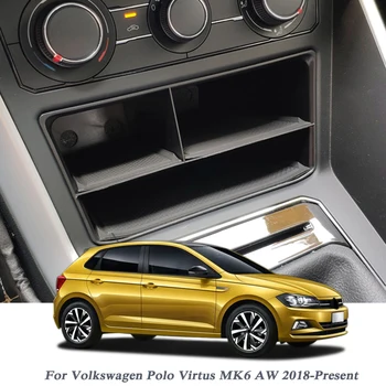 Stil automobil Volkswagen Polo Virtus MK6 AW 2018-sada auto središnja konzola kutija za pohranu poklopac kabine vozila prednja stražnja vrata kutija