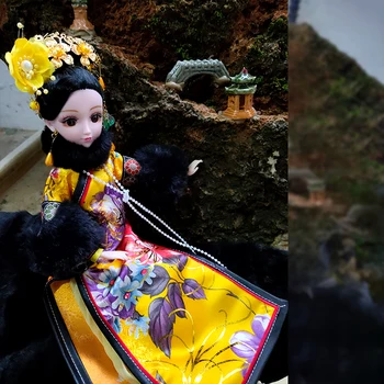 Kineski stil drevna odjeća prerušiti 30 cm simulacija lutka ručni rad pokretne zglobove tradicija Ханфу Vila konkubina igračke ZH169