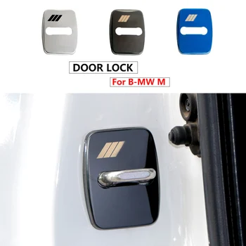 4kom nehrđajućeg čelika auto door lock poklopac naljepnica za bmw M oznaka X1 X3 X4 X5 X6 X7 e46 i e90 f20 e60 e39 f10 f30 auto oprema