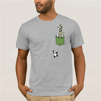 Moda t-shirt muški 2020 brand muška košulja džep panda ljeto muška majica