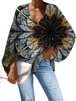 Doginthehole ljubičasta lila 3D cvijet vrhovima za žene ured Lady Jesen branded odjeću za 2020 dugi rukav žena bluza šifon vrhovima
