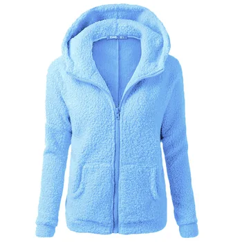 2020 zima Sherpa флисовый džemper ogroman 5XL veste s kapuljačom topli kardigan munje ženski zimski kaput vrhovima Pull Femme Hiver