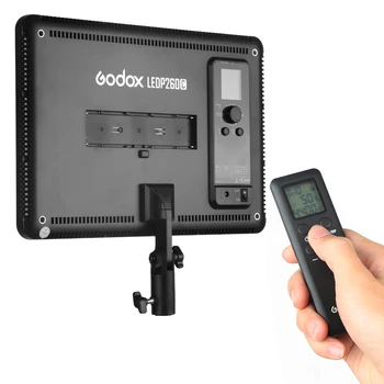Godox LEDP260C 3300~5500K LED Bi-Color & Dimmable Studio Video Light poklopac lampe za DV kamere kamkorderi+ besplatan ac adapter