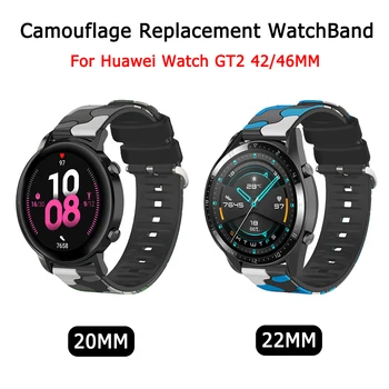 Zamijeniti remen za Huawei GT2 Pro/GT 2e remen za Honor Magic Watch 2 narukvica za Huawei Watch GT 2 46 mm камуфляжный narukvica