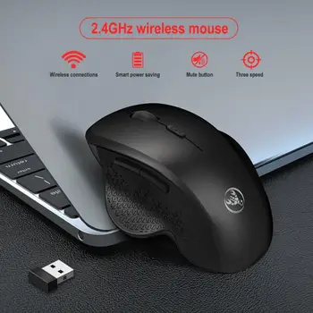 Bežični miš računalo Bluetooth Silent PC punjiva ergonomski gaming miš Gamer Gaming Mouse 2.4 Ghz USB optički miš za prijenosna RAČUNALA