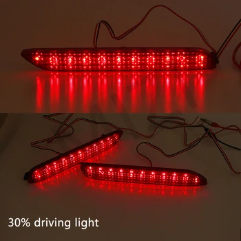 2PCS LED stražnji branik stražnje svjetlo za Toyota Camry / Innova / Lexus ISF/GX470 / RX300 stražnji branik reflektor upozorenje stop-signal automobila robe
