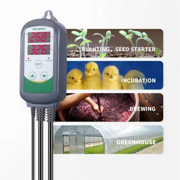 Inkbird EU Plug ITC-308 WIFI ℃/℉ Changeble prediktivni regulator temperature za akvarije kućnog uzgoja inkubacije zanatske piva