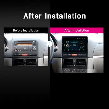 Seicane 9 inča GPS auto Radio HD zaslon osjetljiv na dodir Android 9.1 za 2009 Fiat Perla s Bluetooth USB WIFI podrška Carplay DVR OBD2